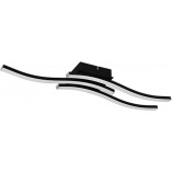 Plafon LED czarny Reality Route III 56cm - Nowoczesne oświetlenie