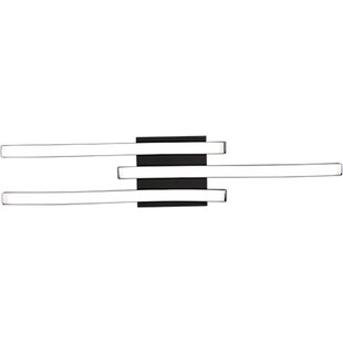 Plafon nowoczesny Route III 56cm LED 4000K czarny mat Reality