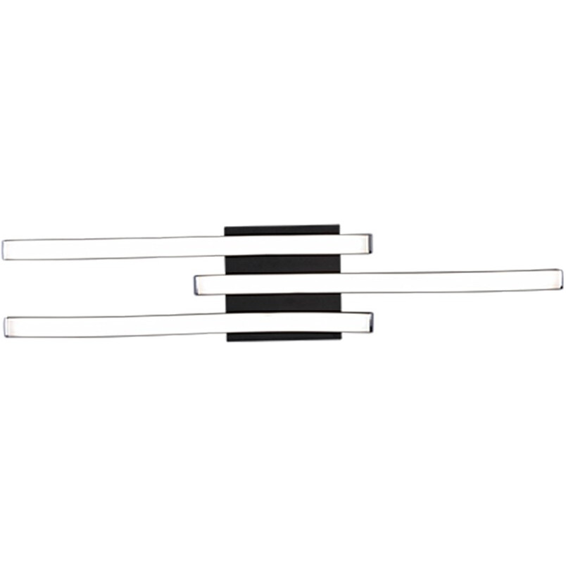 Plafon LED czarny Reality Route III 56cm - Nowoczesne oświetlenie