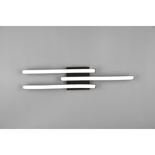 Plafon LED czarny Reality Route III 56cm - Nowoczesne oświetlenie