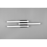 Plafon LED czarny Reality Route III 56cm - Nowoczesne oświetlenie