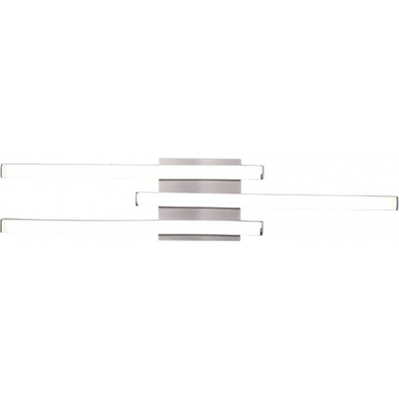 Plafon LED Route III 56cm Nikiel - Nowoczesne Oświetlenie