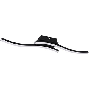 Plafon nowoczesny Route II 56cm LED 4000K czarny mat Reality