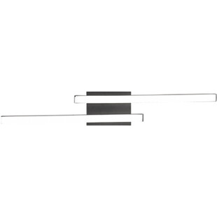 Plafon nowoczesny Route II 56cm LED 4000K czarny mat Reality