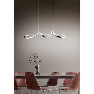 Lampa wisząca nowoczesna Perugia LED 81cm chrom Reality