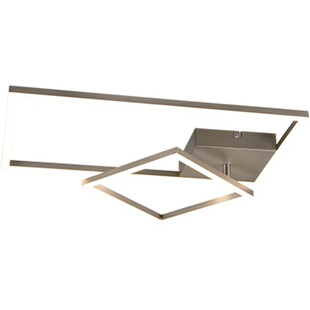 Plafon LED Padella Nikiel 63cm - Nowoczesne Oświetlenie