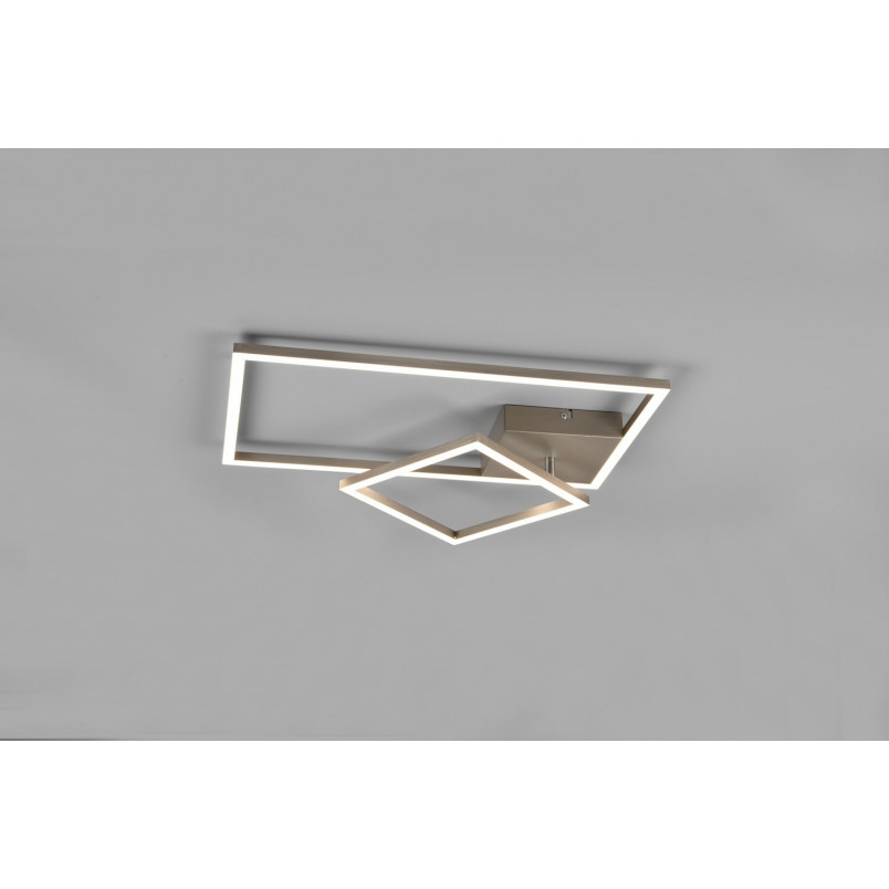 Plafon LED Padella Nikiel 63cm - Nowoczesne Oświetlenie