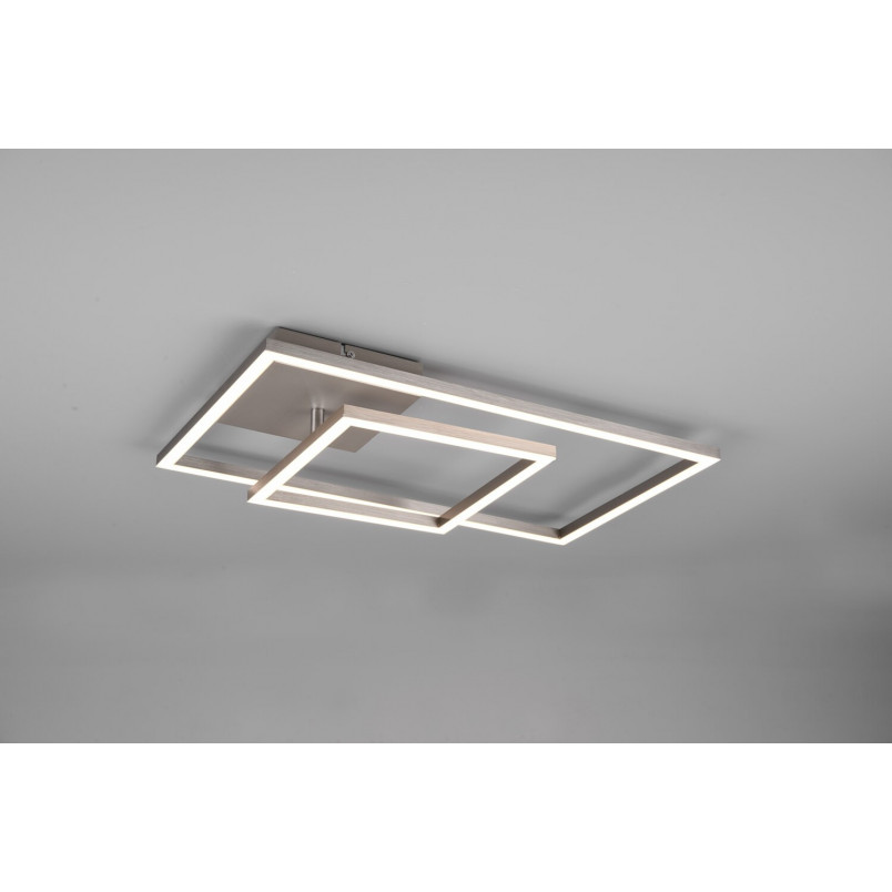 Plafon LED Padella Nikiel 63cm - Nowoczesne Oświetlenie