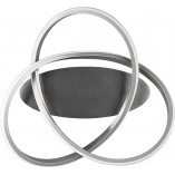 Plafon LED Course 45cm Nikiel Reality - Nowoczesne Oświetlenie