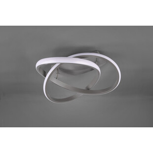 Plafon LED Course 45cm Nikiel Reality - Nowoczesne Oświetlenie