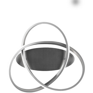Plafon LED Course 45cm Nikiel Reality - Nowoczesne Oświetlenie