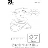 Plafon LED Course 45cm Nikiel Reality - Nowoczesne Oświetlenie