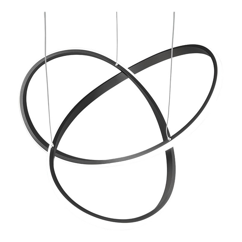 Lampa wisząca LED czarna - Reality Course 60cm | Kup online