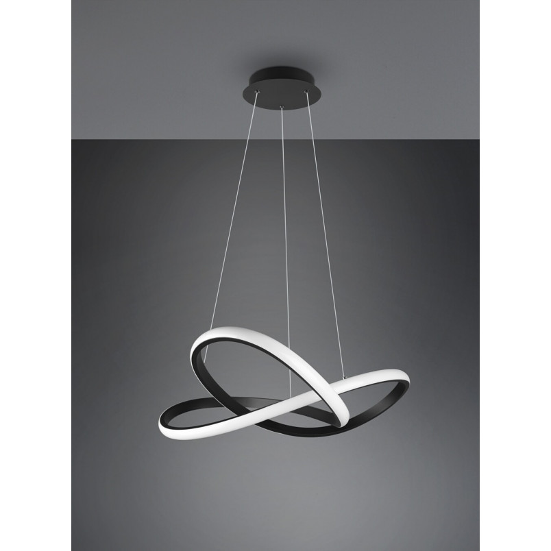 Lampa wisząca LED czarna - Reality Course 60cm | Kup online