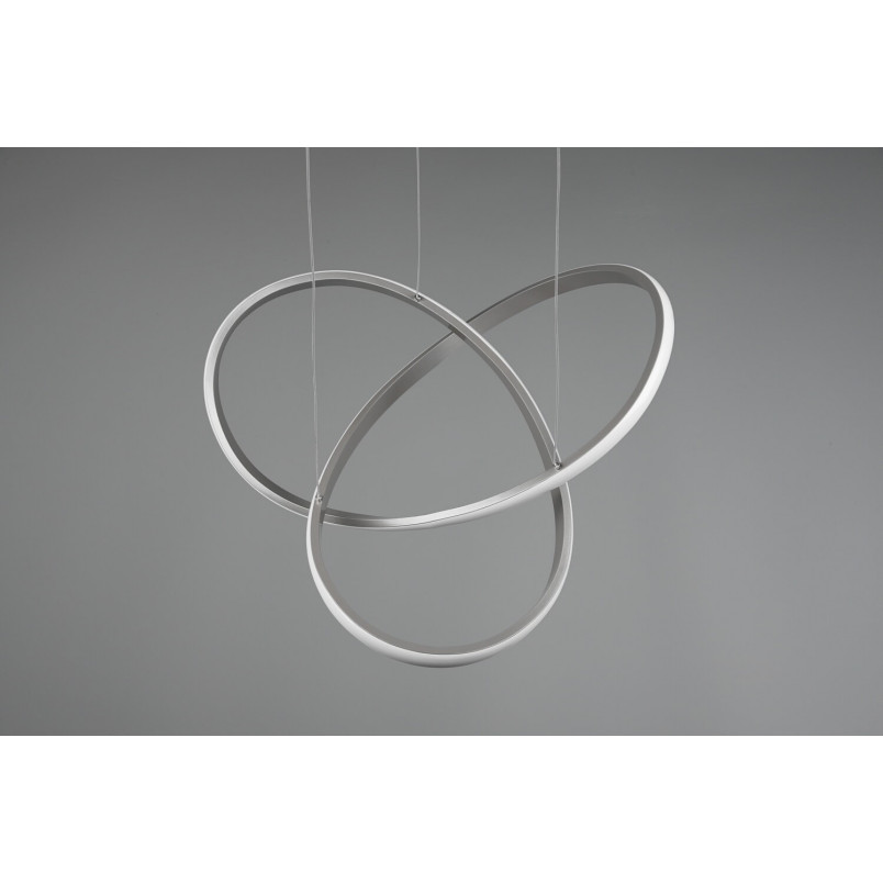 Lampa wisząca LED Course nikiel | Nowoczesny design Reality
