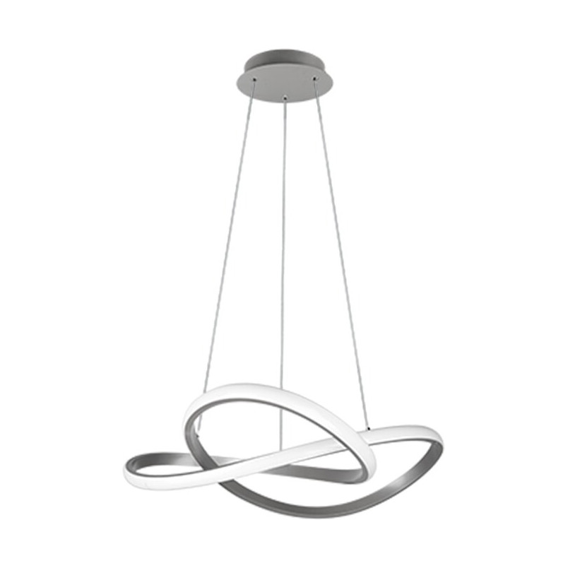 Lampa wisząca LED Course nikiel | Nowoczesny design Reality