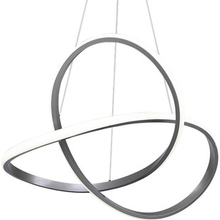 Lampa wisząca nowoczesna Course LED 60cm nikiel Reality