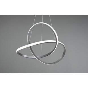 Lampa wisząca LED Course nikiel | Nowoczesny design Reality