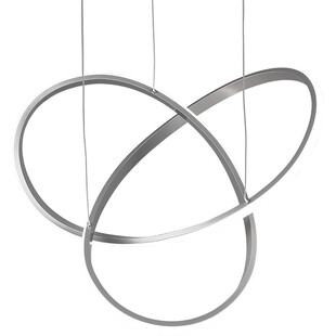 Lampa wisząca LED Course nikiel | Nowoczesny design Reality