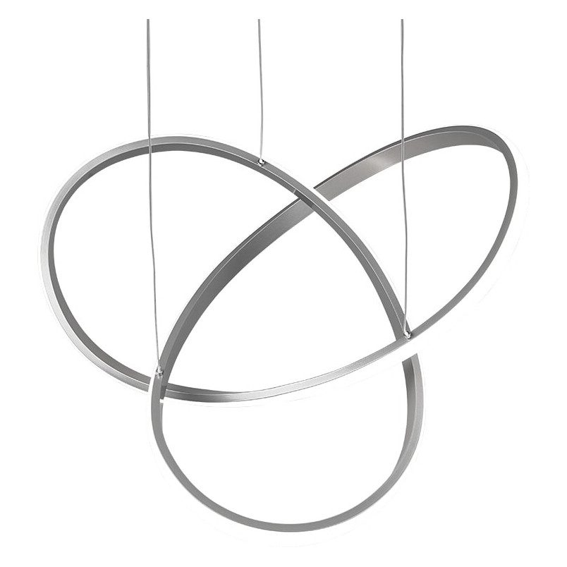 Lampa wisząca LED Course nikiel | Nowoczesny design Reality