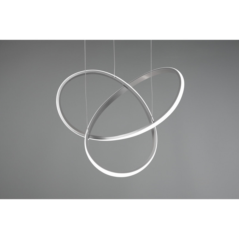 Lampa wisząca LED Course nikiel | Nowoczesny design Reality