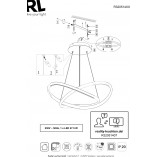 Lampa wisząca LED Course nikiel | Nowoczesny design Reality