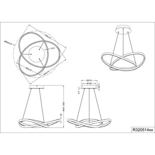 Lampa wisząca LED Course nikiel | Nowoczesny design Reality