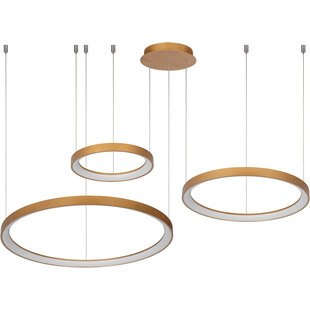 Lampa Glamour Vidal LED III | Złota, Okrągła | Lucide