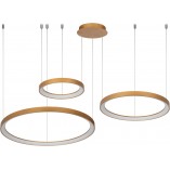 Lampa Glamour Vidal LED III | Złota, Okrągła | Lucide