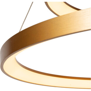 Lampa Wisząca Glamour Vidal LED II - Złote Światło | Lucide