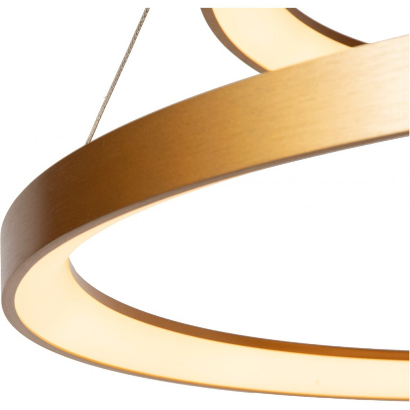 Lampa Wisząca Glamour Vidal LED II - Złote Światło | Lucide
