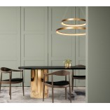 Lampa Wisząca Glamour Vidal LED II - Złote Światło | Lucide