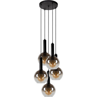 Lampa wisząca Marius V Lucide - 5 kloszy, szklane kule