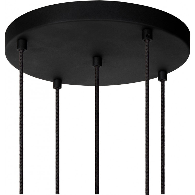 Lampa wisząca Marius V Lucide - 5 kloszy, szklane kule