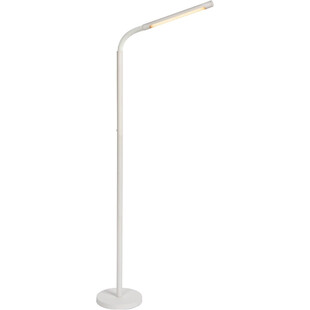 Lampa podłogowa minimalistyczna ze ściemniaczem Gilly LED biała Lucide