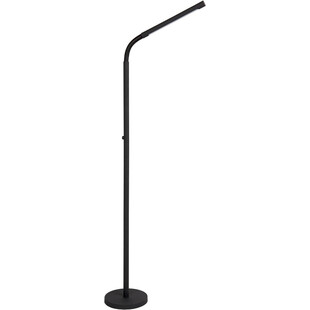 Lampa podłogowa minimalistyczna ze ściemniaczem Gilly LED czarna Lucide