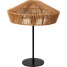 Lampy na komodę| Lampa stołowa rattanowa boho Yunkai jasne drewno Lucide