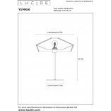 Lampa stołowa rattanowa Yunkai | Lucide | Boho | Sklep
