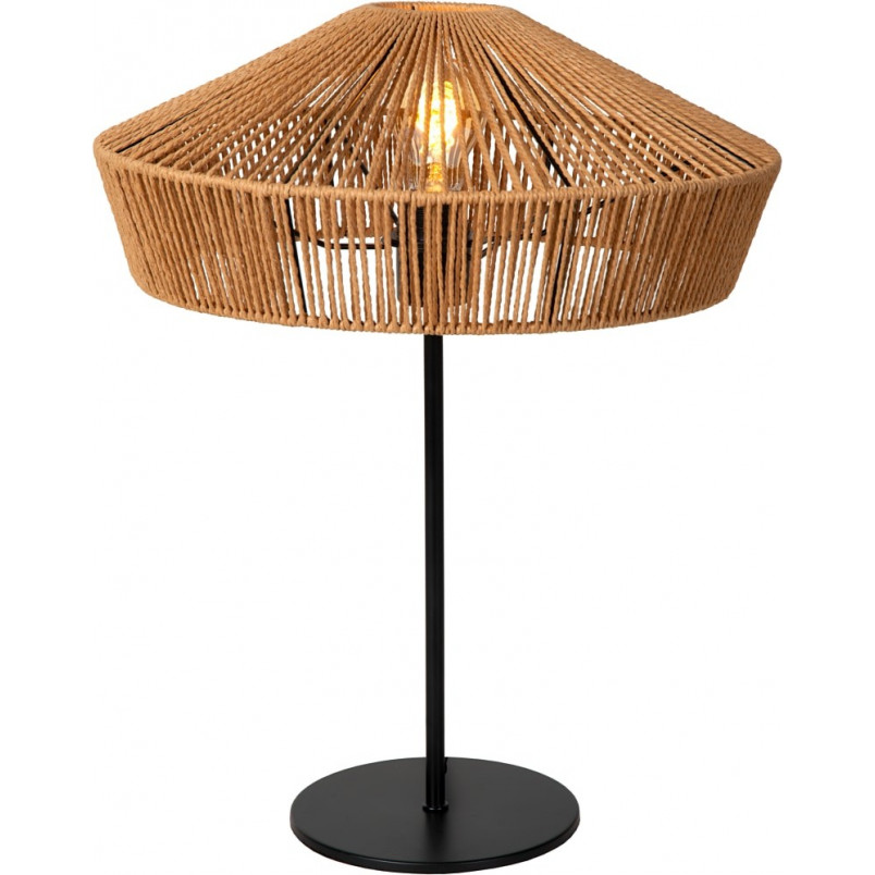 Lampa stołowa rattanowa Yunkai | Lucide | Boho | Sklep