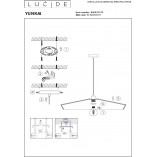 Lampa wisząca rattanowa boho Lucide Yunkai | Sklep Lamp