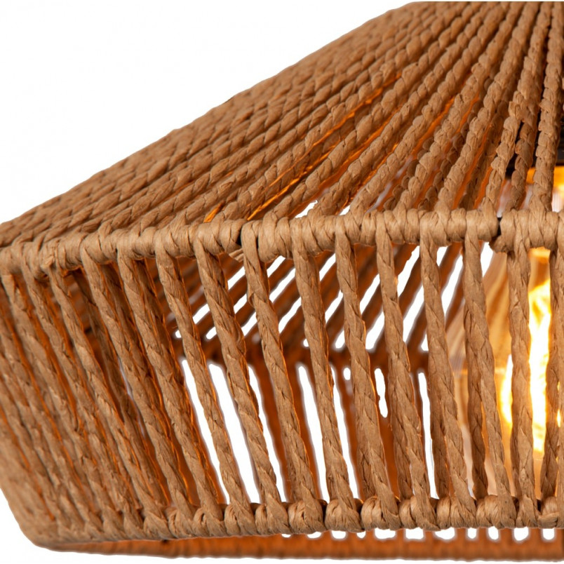 Lampa Wisząca Rattanowa Boho Yunkai III Lucide | 60cm