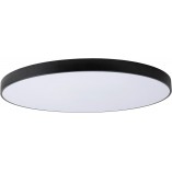 Plafon LED Unar - czarny, ściemniany | Lucide