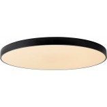 Plafon LED Unar - czarny, ściemniany | Lucide