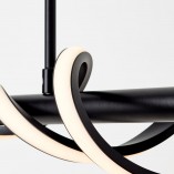 Lampa Wisząca LED Amalie Czarna | Brilliant - Nowoczesne Oświetlenie