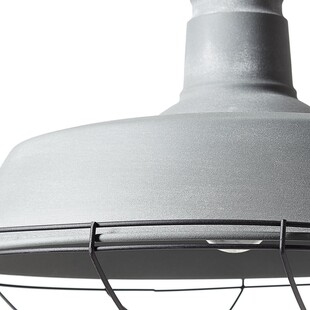 Lampa Wisząca Industrialna Rope | Szara, Betonowa - Brilliant