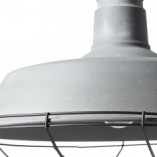 Lampa Wisząca Industrialna Rope | Szara, Betonowa - Brilliant
