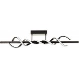 Lampa sufitowa LED Amalie | Nowoczesny design, czarny kolor | Brilliant