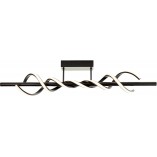 Lampa sufitowa LED Amalie | Nowoczesny design, czarny kolor | Brilliant