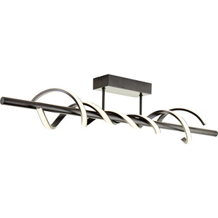 Lampa sufitowa LED Amalie | Nowoczesny design, czarny kolor | Brilliant