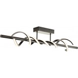 Lampa sufitowa LED Amalie | Nowoczesny design, czarny kolor | Brilliant